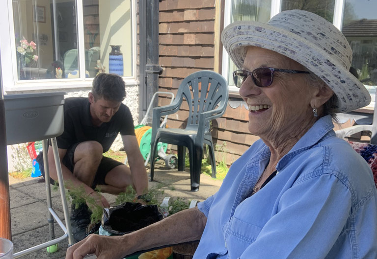 Best Care Home in West Sussex - Gardening