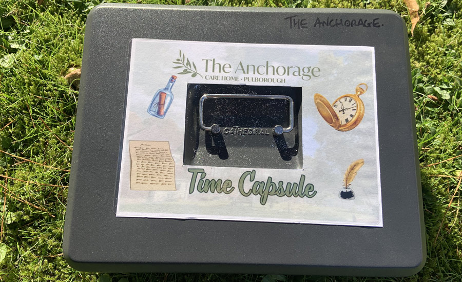 St Marys Pupils Help Bury Time Capsule At The Anchorage